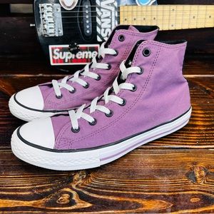 Converse CT All Star High Top Sneakers in Lavender